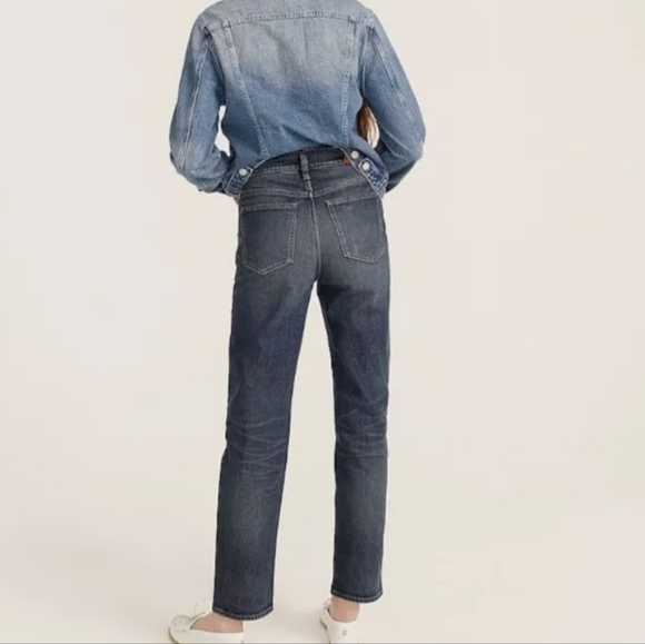 J.Crew High-rise '90s classic straight jean in Buoy wash Blue Size 27 - Picture 3 of 6